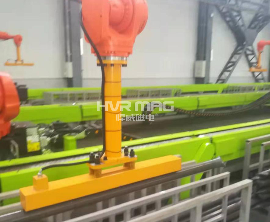 自動化生產(chǎn)，吸盤機械手搬運鋼管的案例