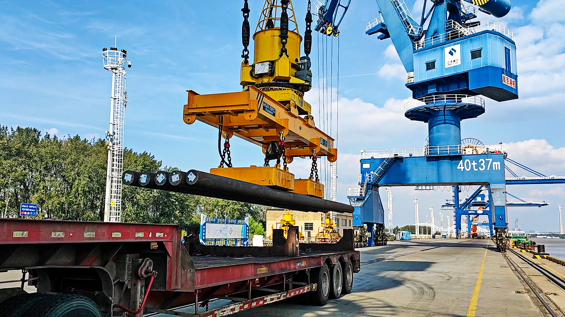 HT電永磁吊具_單根、單排或成捆鋼管吊具